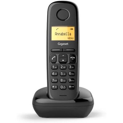 Telefone Sem Fio Gigaset A170 - Identificação de chamadas - Analógico/DECT - Preto Telefone Sem Fio Gigaset A170 - Identificação de chamadas - Analógico/DECT - Preto