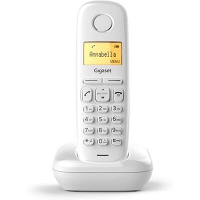 Telefono Wireless Gigaset A170 - Telefono DECT di Base, Bianco Telefono Wireless Gigaset A170 - Telefono DECT di Base, Bianco