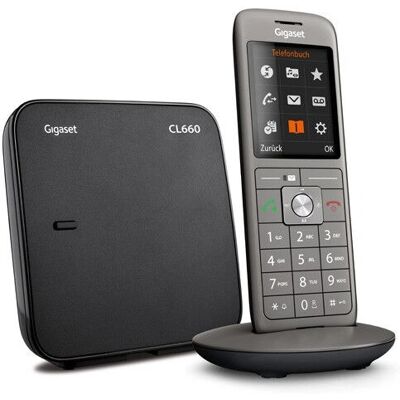 Gigaset CL660A Duo Gris Anthracite - Téléphone fixe Gigaset CL660A Duo Gris Anthracite - Téléphone fixe