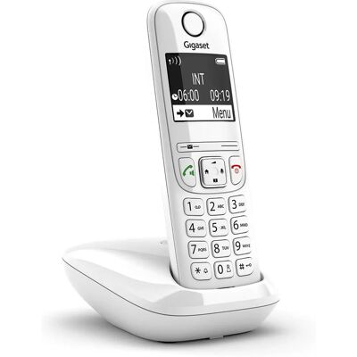 Teléfono Gigaset AS690 Blanco con Identificación de llamadas y Manos libres Teléfono Gigaset AS690 Blanco con Identificación de llamadas y Manos libres