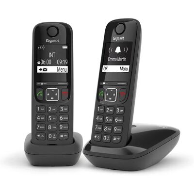 Gigaset AS690 DUO - Identificatore chiamate, 100 contatti, Vivavoce - Telefono Gigaset AS690 DUO - Identificatore chiamate, 100 contatti, Vivavoce - Telefono