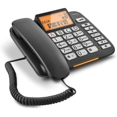 Teléfono analógico Gigaset DL 580 con identificador de llamadas Teléfono analógico Gigaset DL 580 con identificador de llamadas