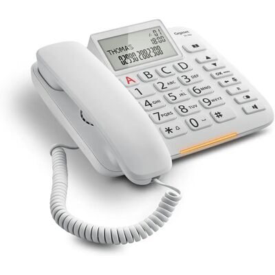 Gigaset DL380 Weiß Anrufer-ID Festnetztelefon - Telefon Gigaset DL380 Weiß Anrufer-ID Festnetztelefon - Telefon
