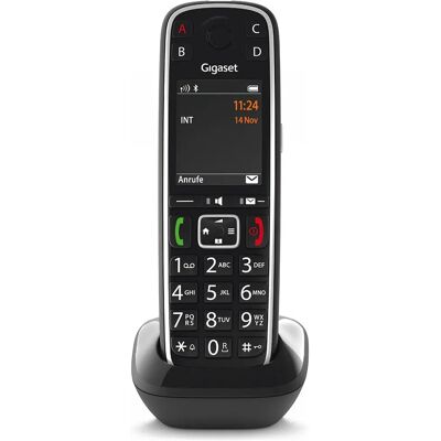 Gigaset E720HX Schnurloses/Analog Telefon mit Anrufer-ID - Schwarz Gigaset E720HX Schnurloses/Analog Telefon mit Anrufer-ID - Schwarz