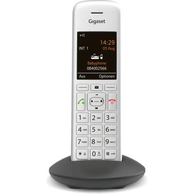 Gigaset CE575HX - Ασύρματο τηλέφωνο DECT με Αναγνωριστικό, Ασημί Gigaset CE575HX - Ασύρματο τηλέφωνο DECT με Αναγνωριστικό, Ασημί