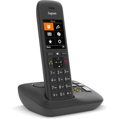 Gigaset C575A - Teléfono inalámbrico fijo con contestador - Negro Gigaset C575A - Teléfono inalámbrico fijo con contestador - Negro