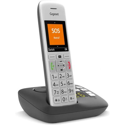 Gigaset E390A Argent - Téléphone sans fil DECT avec répondeur Gigaset E390A Argent - Téléphone sans fil DECT avec répondeur