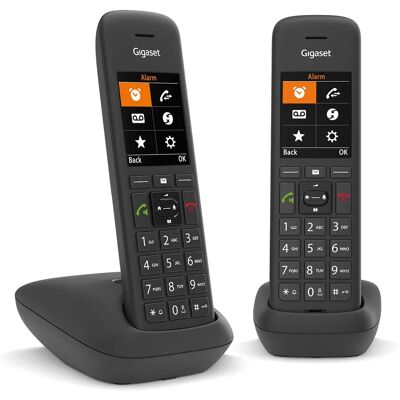 Téléphone sans fil Gigaset C575 Duo - Noir - Publicité Téléphone sans fil Gigaset C575 Duo - Noir - Publicité
