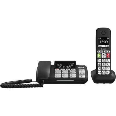 Gigaset DL780 Plus Identyfikator dzwoniącego Czarny - Telefon Gigaset DL780 Plus Identyfikator dzwoniącego Czarny - Telefon