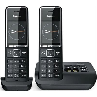 Téléphone Gigaset COMFORT 550A DUO - Téléphone sans fil DECT avec répondeur - Publicité Téléphone Gigaset COMFORT 550A DUO - Téléphone sans fil DECT avec répondeur - Publicité