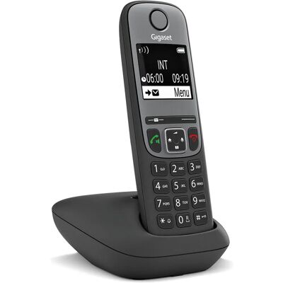 Gigaset AS690 - Telefono analogico/DECT con ID chiamante e nero Gigaset AS690 - Telefono analogico/DECT con ID chiamante e nero