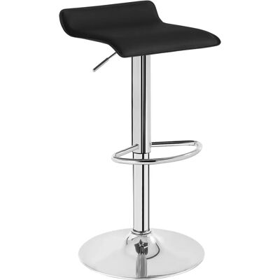 WOLTU - Tabouret de Bar Réglable en Écologique et Acier - Noir - Publicité WOLTU - Tabouret de Bar Réglable en Écologique et Acier - Noir - Publicité