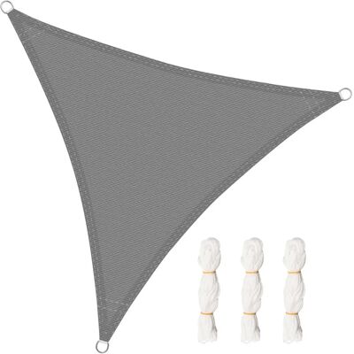 WOLTU - Toldo de sombra triangular 4x4x4 m protección UV transpirable WOLTU - Toldo de sombra triangular 4x4x4 m protección UV transpirable