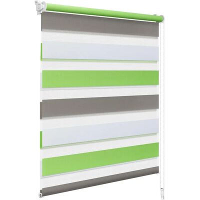 WOLTU - Doppio Oscurante - Bianco-Verde-Grigio - roller blind WOLTU - Doppio Oscurante - Bianco-Verde-Grigio - roller blind