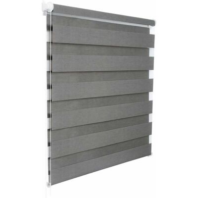 WOLTU - Doppio Oscurante - Legno - Grigio - Roller Blind WOLTU - Doppio Oscurante - Legno - Grigio - Roller Blind