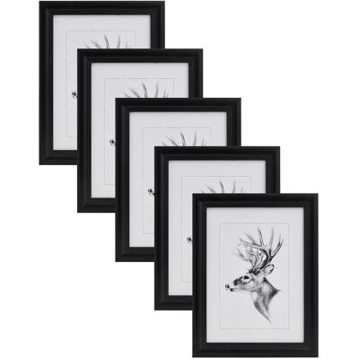 WOLTU - Original Wooden Photo Frames 5-Pack - 30x40 cm - 7 colori - Photo Frames WOLTU - Original Wooden Photo Frames 5-Pack - 30x40 cm - 7 colori - Photo Frames