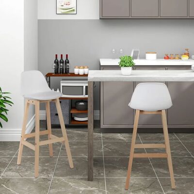 WOLTU Modello BH44ws-1 - Sgabello da Bar Ergonomico Stile Scandinavo WOLTU Modello BH44ws-1 - Sgabello da Bar Ergonomico Stile Scandinavo