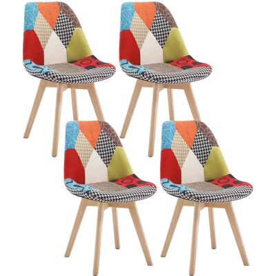 Sedie da pranzo moderne in tessuto WOLTU Bh29mf-4 - Set da 4 Sedie da pranzo moderne in tessuto WOLTU Bh29mf-4 - Set da 4