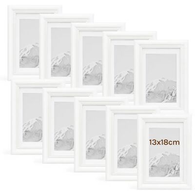 WOLTU - 10x Cornice 13x18cm - Decorazione muro e tavolo WOLTU - 10x Cornice 13x18cm - Decorazione muro e tavolo