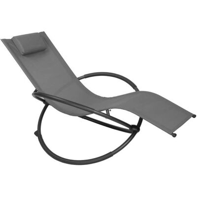 WOLTU - Dondolo - Grigio - Traspirante - Lounge Chair WOLTU - Dondolo - Grigio - Traspirante - Lounge Chair