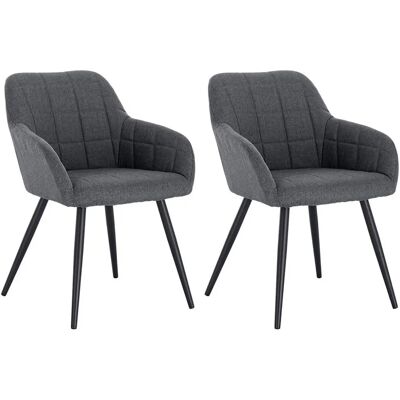 Silla de comedor ergonómica Woltu BH107dgr-2 Silla de comedor ergonómica Woltu BH107dgr-2
