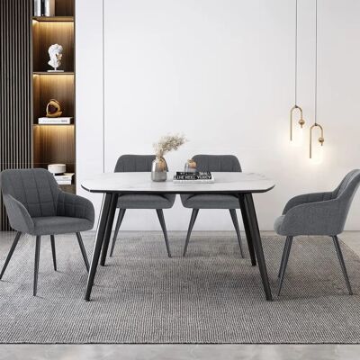 Woltu Modelo BH107dgr-4 - Silla de comedor Woltu Modelo BH107dgr-4 - Silla de comedor
