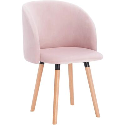 Silla de Terciopelo Rosa Ergonómica WOLTU para Comedor y Oficina Silla de Terciopelo Rosa Ergonómica WOLTU para Comedor y Oficina