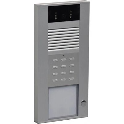 Système de vidéointerphone IP Wantec Monotith B - Argent - Publicité Système de vidéointerphone IP Wantec Monotith B - Argent - Publicité
