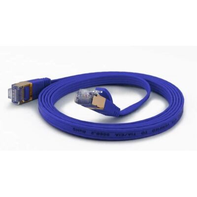 Câble réseau Wantec 7016 - Bleu - 0,2 m - Cat6a F/UTP - Publicité Câble réseau Wantec 7016 - Bleu - 0,2 m - Cat6a F/UTP - Publicité