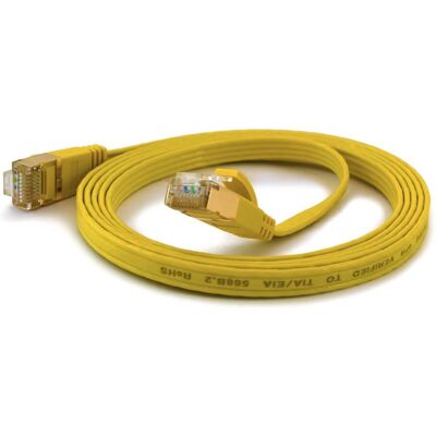 Cavo di rete Wantec 7059 Giallo - Cat6a 0,25m F/UTP Cavo di rete Wantec 7059 Giallo - Cat6a 0,25m F/UTP
