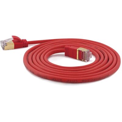 Wantec - 7159 - Rouge - 1 m - Câble Ethernet - Publicité Wantec - 7159 - Rouge - 1 m - Câble Ethernet - Publicité