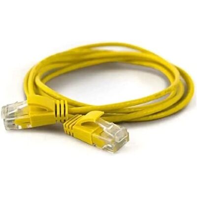Cavo di rete Wantec 7286 UTP 1,5M Cat6A - Giallo Cavo di rete Wantec 7286 UTP 1,5M Cat6A - Giallo