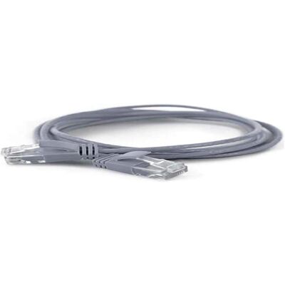 Cable de red UTP Cat6a gris de 25cm de Wantec Cable de red UTP Cat6a gris de 25cm de Wantec