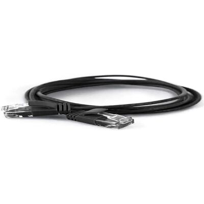 Wantec - Câble réseau Cat 6A 25cm - Noir - Publicité Wantec - Câble réseau Cat 6A 25cm - Noir - Publicité