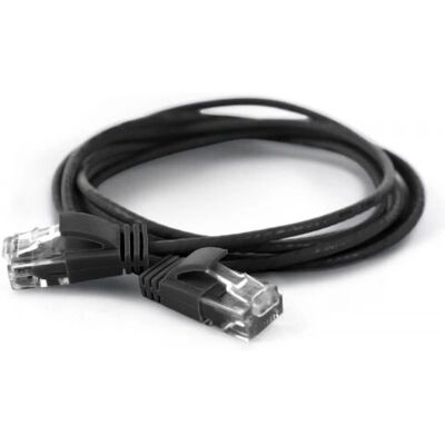 Wantec - RJ-45 Cat6a UTP Cable - 1m - Schwarz - Cable Wantec - RJ-45 Cat6a UTP Cable - 1m - Schwarz - Cable
