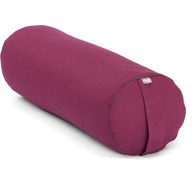 Bodhi - ECO - Aubergine - Remplissage d'épeautre - Yoga bolster - Publicité Bodhi - ECO - Aubergine - Remplissage d'épeautre - Yoga bolster - Publicité