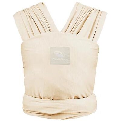 Manduca Bio-Babytrage - Bi-elastischer Baumwollschlauch, Beige, 5.10 m Manduca Bio-Babytrage - Bi-elastischer Baumwollschlauch, Beige, 5.10 m