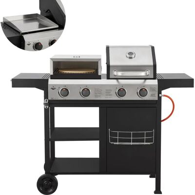 EL FUEGO Gasgrill 3-in-1 Boston - Schwarz EL FUEGO Gasgrill 3-in-1 Boston - Schwarz
