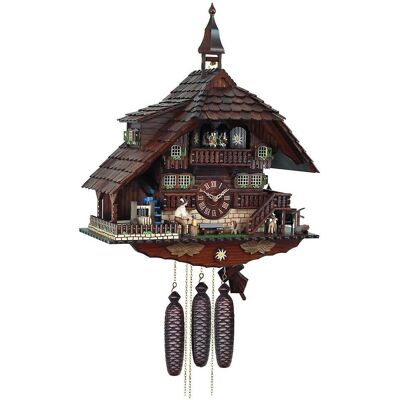 Engstler 488/8 MT Kuckucksuhr - 8-Tage-Kettenzugwerk - Nussbaum Engstler 488/8 MT Kuckucksuhr - 8-Tage-Kettenzugwerk - Nussbaum