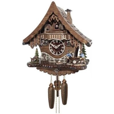 Engstler - 4797/8 - Walnuss - 8-Tage - Kuckucksuhr Engstler - 4797/8 - Walnuss - 8-Tage - Kuckucksuhr