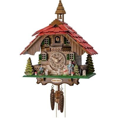 Engstler 4443 Nussbaum Kuckucksuhr - Wand-1-Tages-Kettenzug Engstler 4443 Nussbaum Kuckucksuhr - Wand-1-Tages-Kettenzug