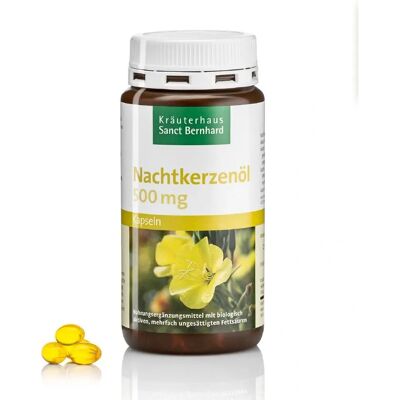 Sanct Bernhard Nachtkerzenöl 500 mg - Nahrungsergänzung Sanct Bernhard Nachtkerzenöl 500 mg - Nahrungsergänzung