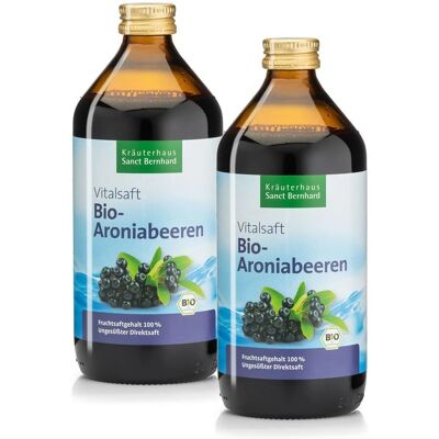 Sanct Bernhard Succo di Aronia BIO - 1000 ml - Succhi & Bevande Sanct Bernhard Succo di Aronia BIO - 1000 ml - Succhi & Bevande
