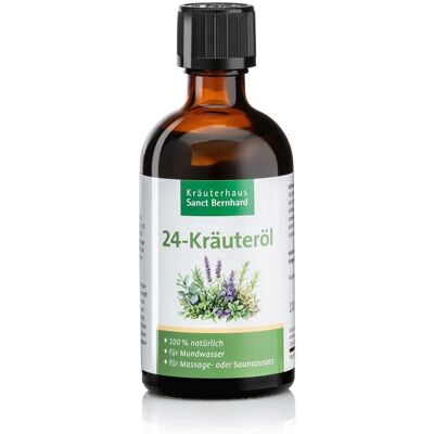 Kräuterhaus Sanct Bernhard Ätherisches Öl - 24 Kräuter - Natürlich - 100ml Kräuterhaus Sanct Bernhard Ätherisches Öl - 24 Kräuter - Natürlich - 100ml