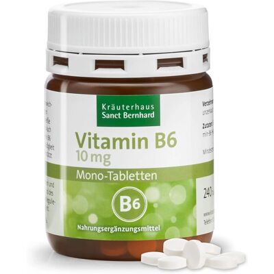 Sanct Bernhard Vitamina B6 - Supporto Nervoso & Immunitario - 240 Compresse Sanct Bernhard Vitamina B6 - Supporto Nervoso & Immunitario - 240 Compresse