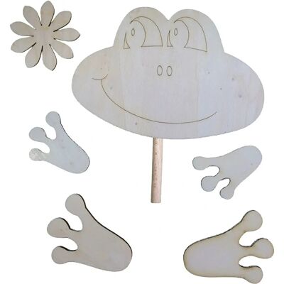Kit de manualidades de rana de madera Petra FRL8022SB - Kit de manualidades Kit de manualidades de rana de madera Petra FRL8022SB - Kit de manualidades