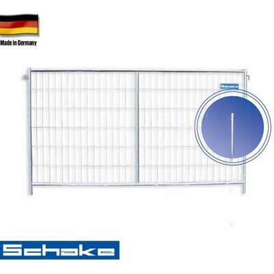 Schake Mobilzaun Profi M 3,5x2m - Bauzaun mit Haken & Ösen Schake Mobilzaun Profi M 3,5x2m - Bauzaun mit Haken & Ösen