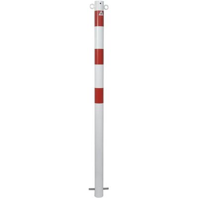Palo in acciaio Kaiserkraft - Ø 60 mm, 1300 mm, 2 occhielli - Fisso per esterni Palo in acciaio Kaiserkraft - Ø 60 mm, 1300 mm, 2 occhielli - Fisso per esterni