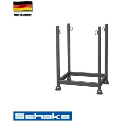 Schake Stahl Stapelpalette 68x52x100cm - Made in Germany Schake Stahl Stapelpalette 68x52x100cm - Made in Germany