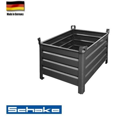 Schake GmbH 1,00x0,80m Stahlbehälter - 1,5T Tragkraft Schake GmbH 1,00x0,80m Stahlbehälter - 1,5T Tragkraft